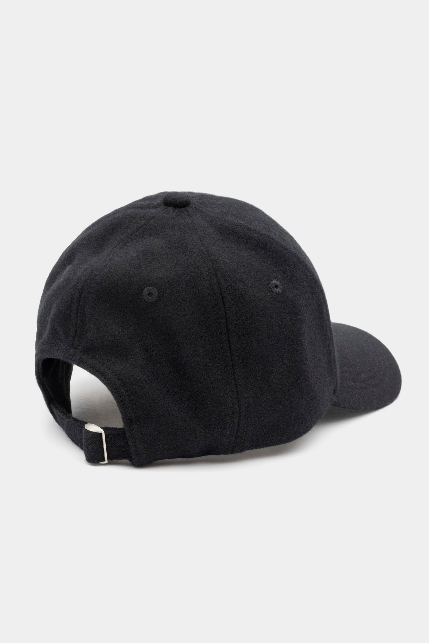 Baseball Hat - Black Wool Smash 3D embroidery