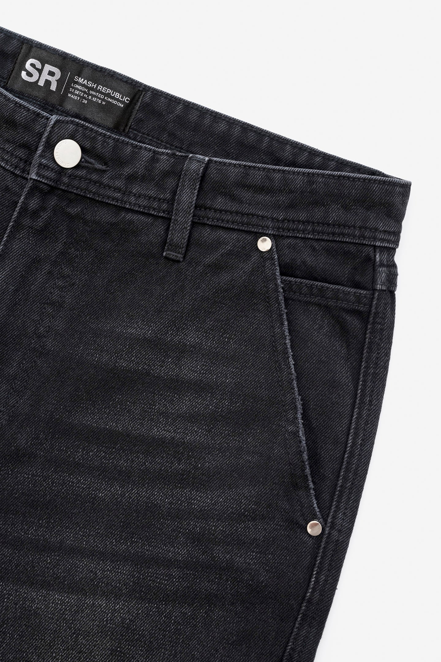 SR Standard Jeans Black