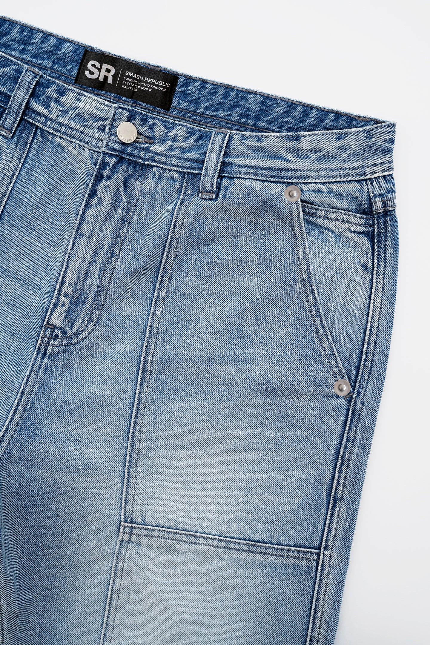 SR Blue Jeans Loose Fit