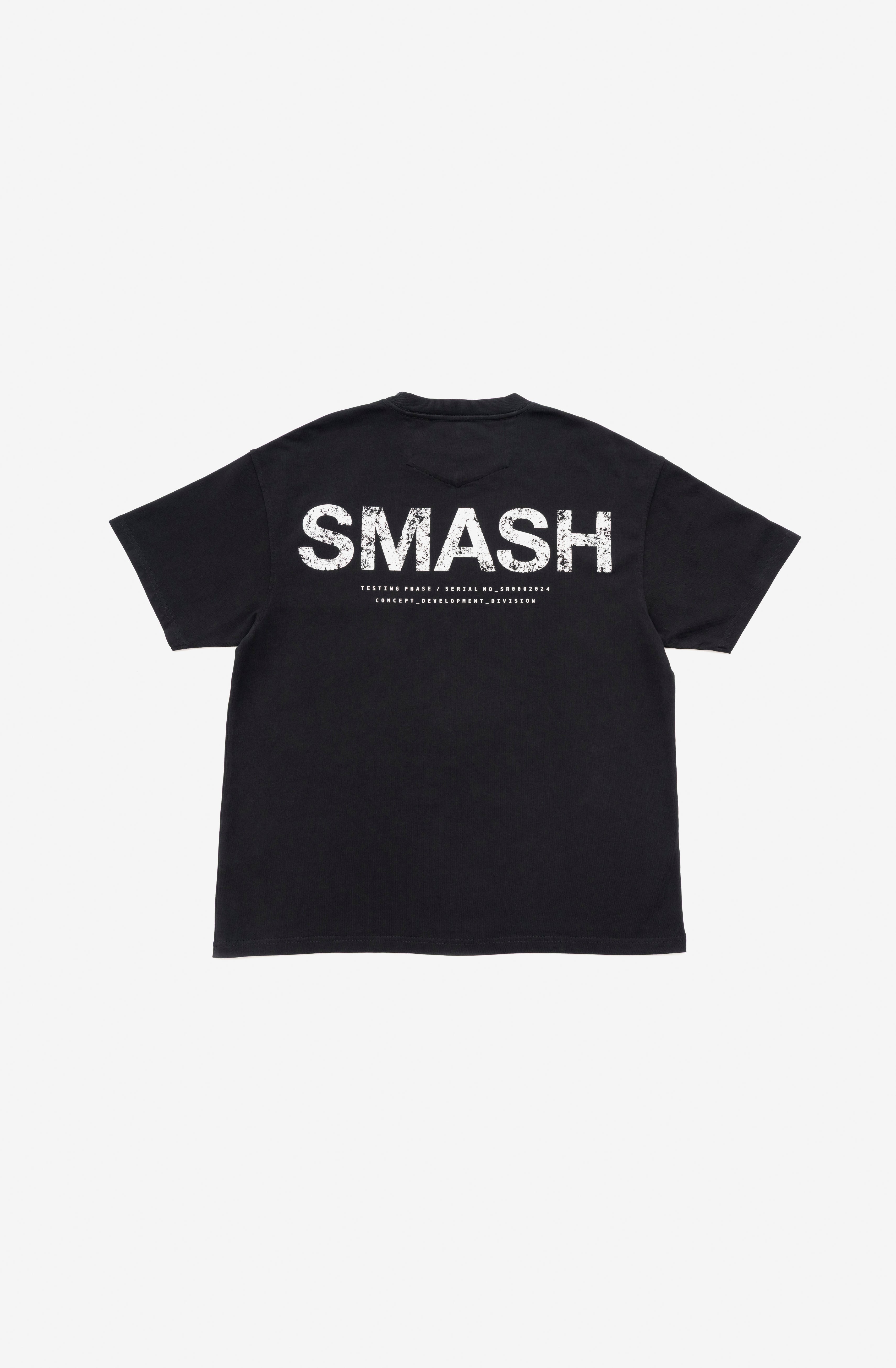 SR Core Basic - Black Smash Print T-shirt