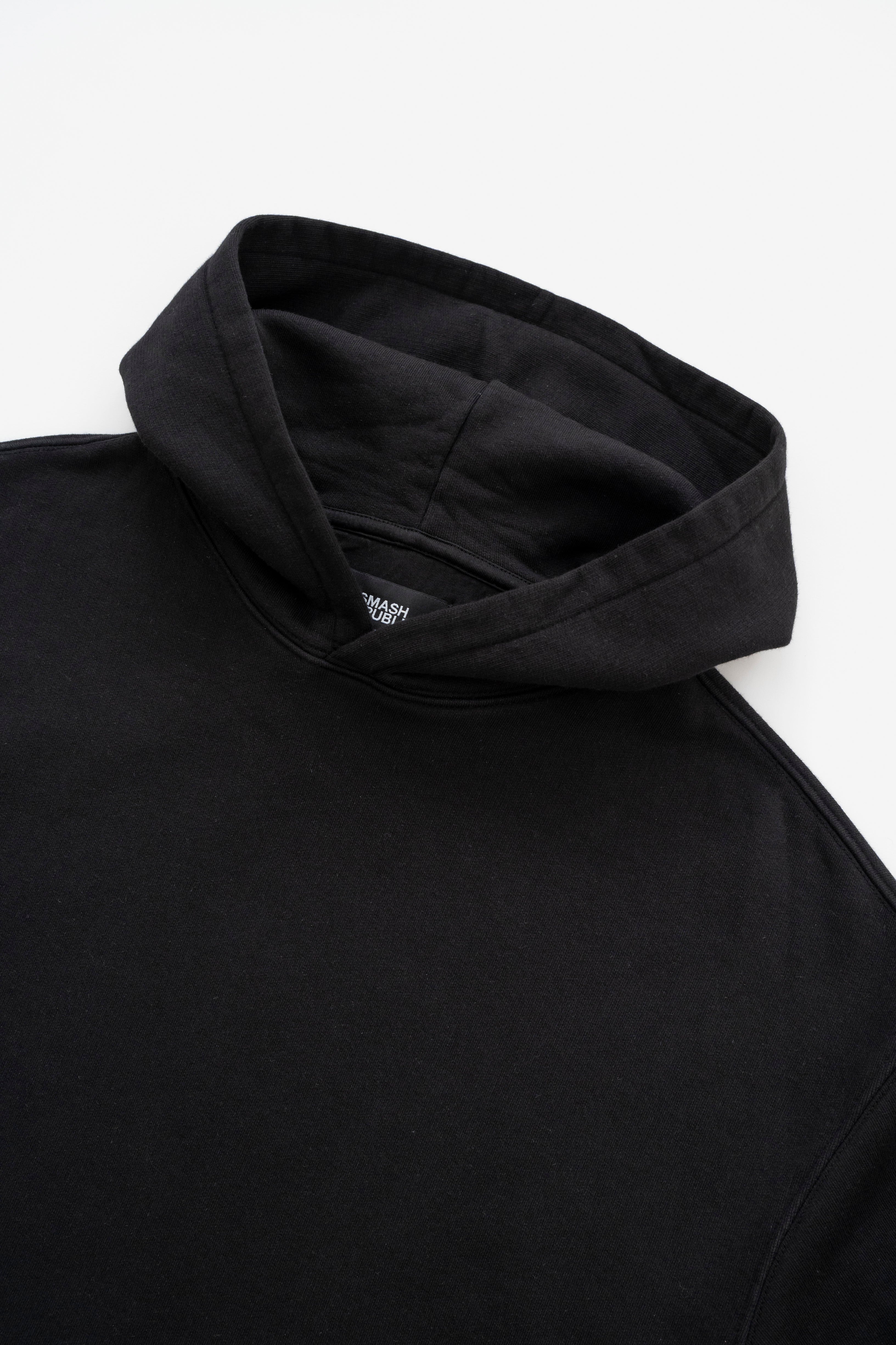 SR Hoodie - Plain Black Hoodie