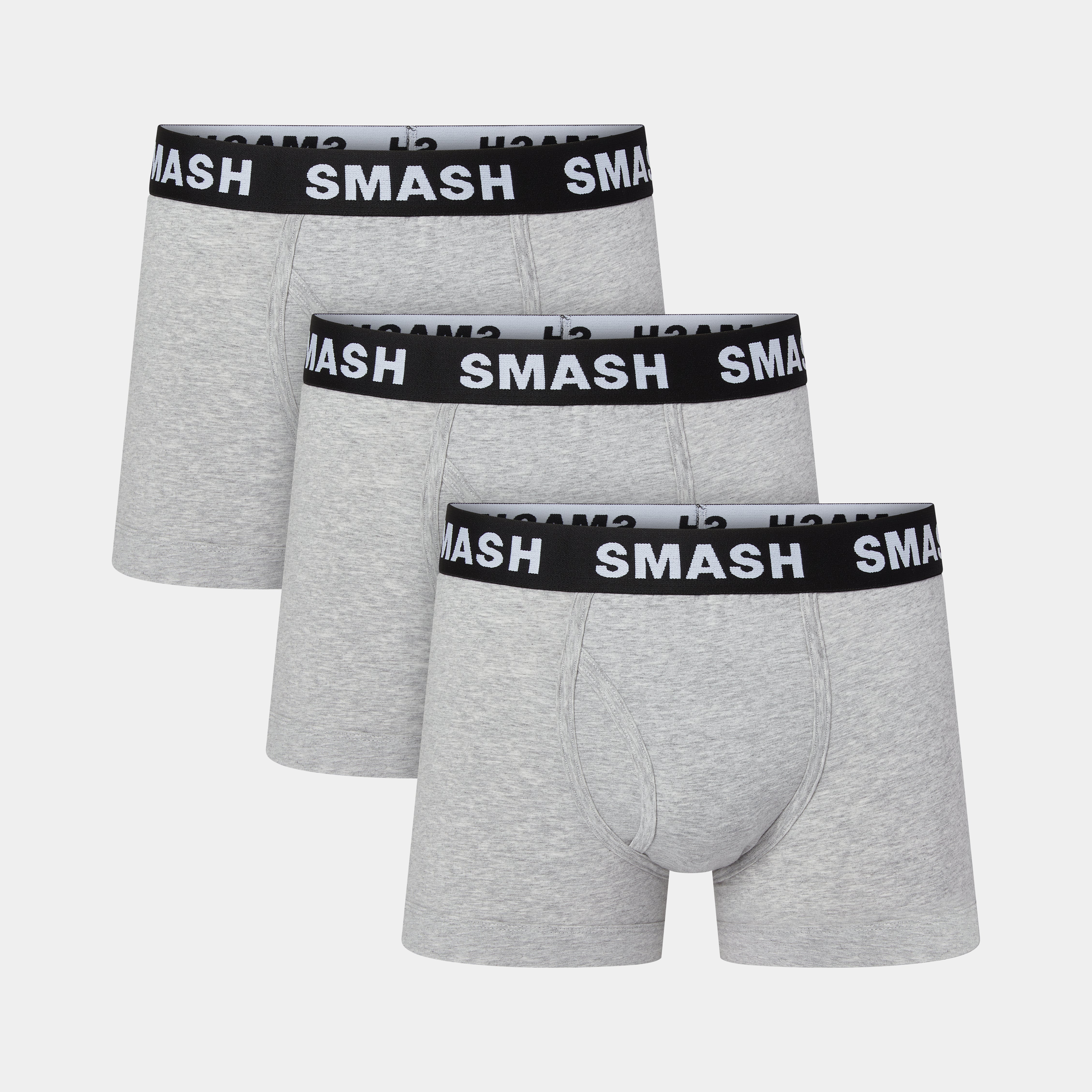 Underwear Open fly Grey 3 Pack