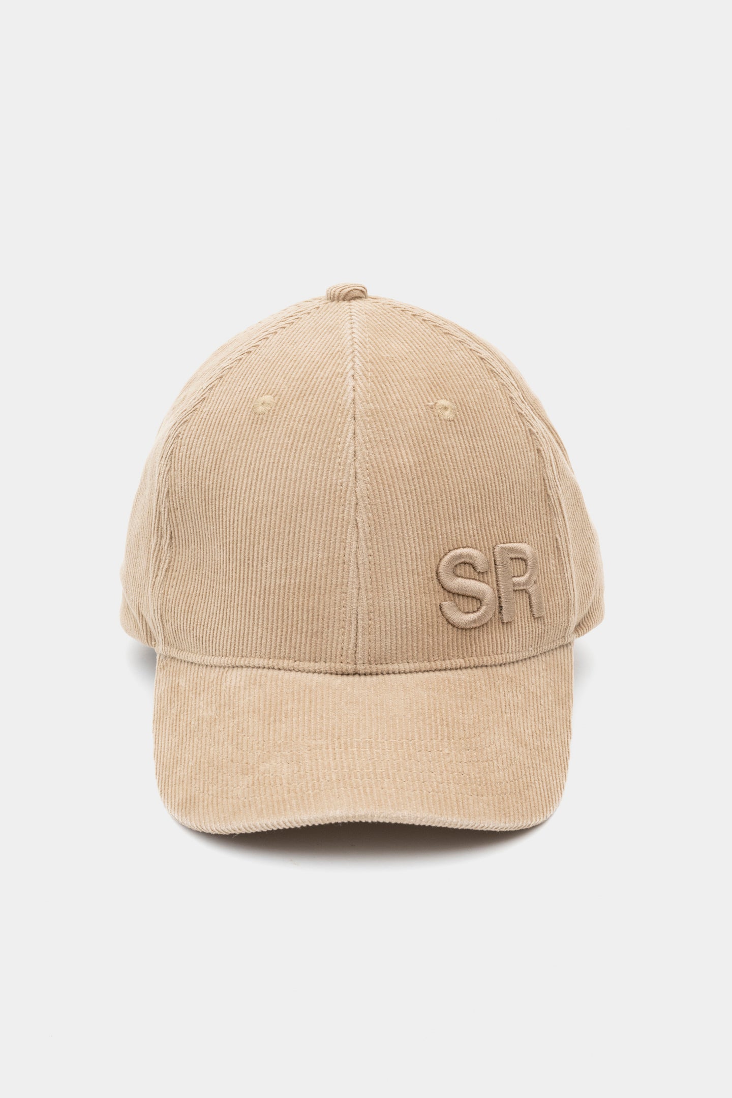 Baseball Hat - Corduroy Washed Stone SR 3D