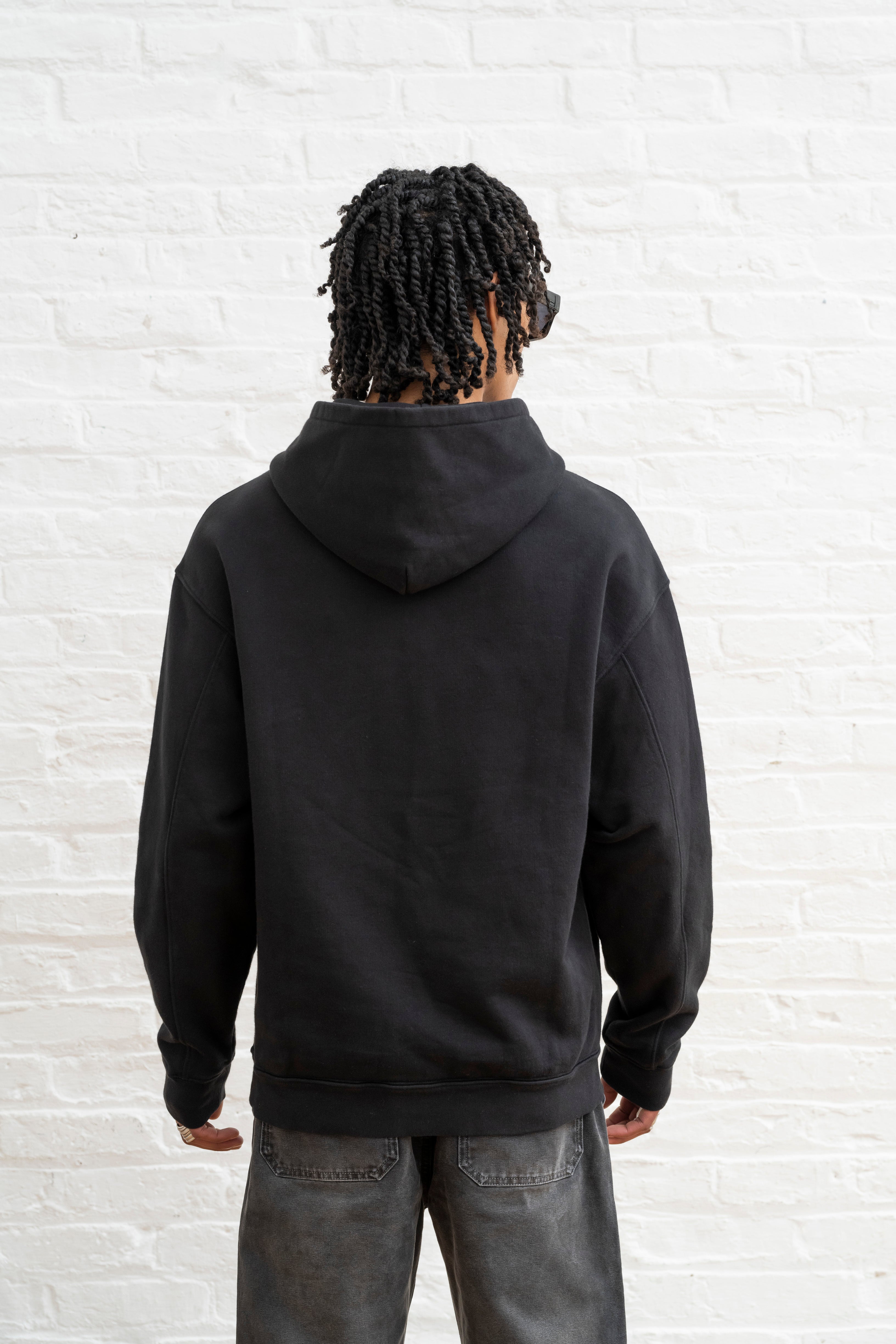 SR Hoodie - Plain Black Hoodie