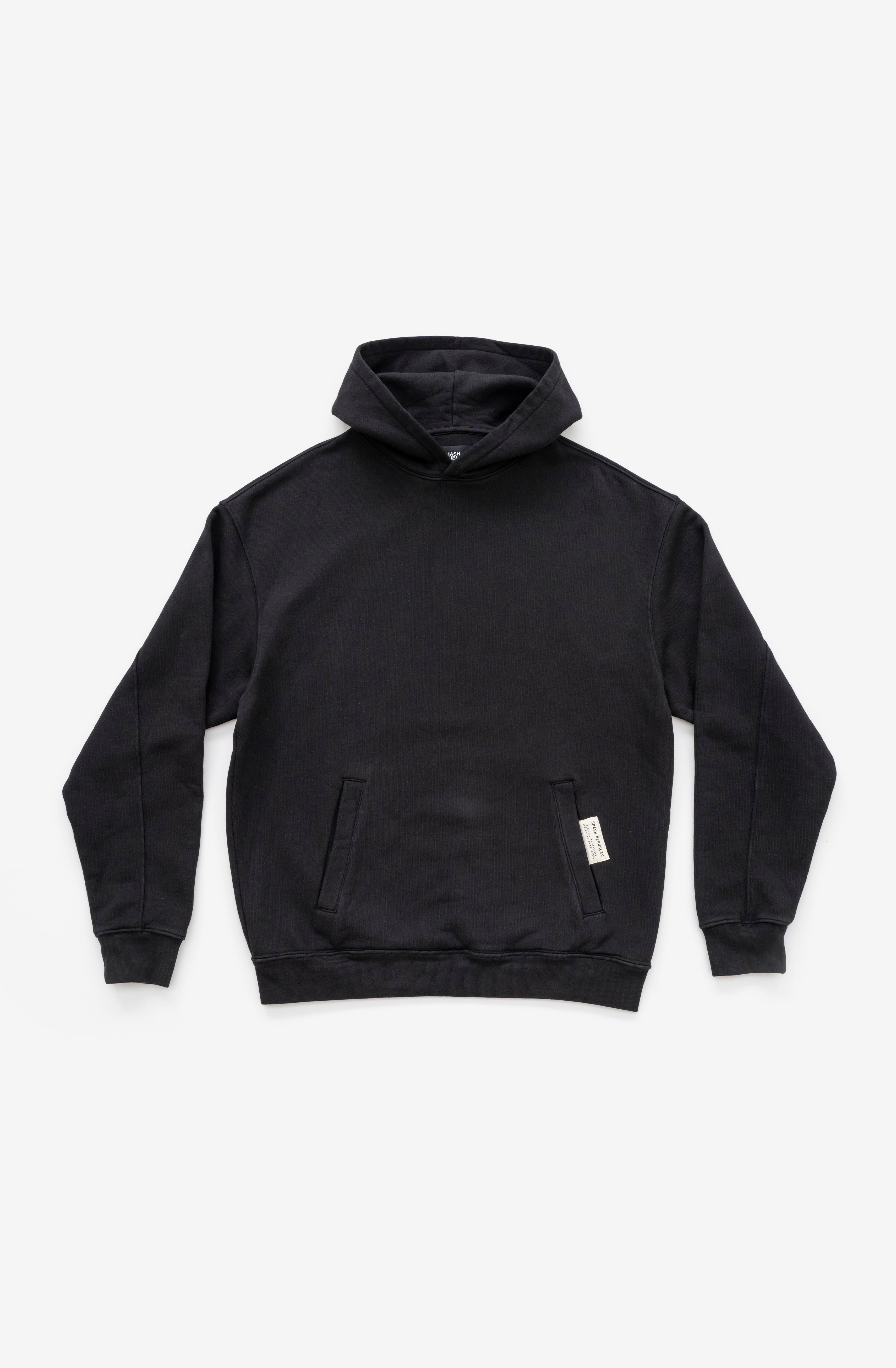 SR Hoodie - Plain Black Hoodie