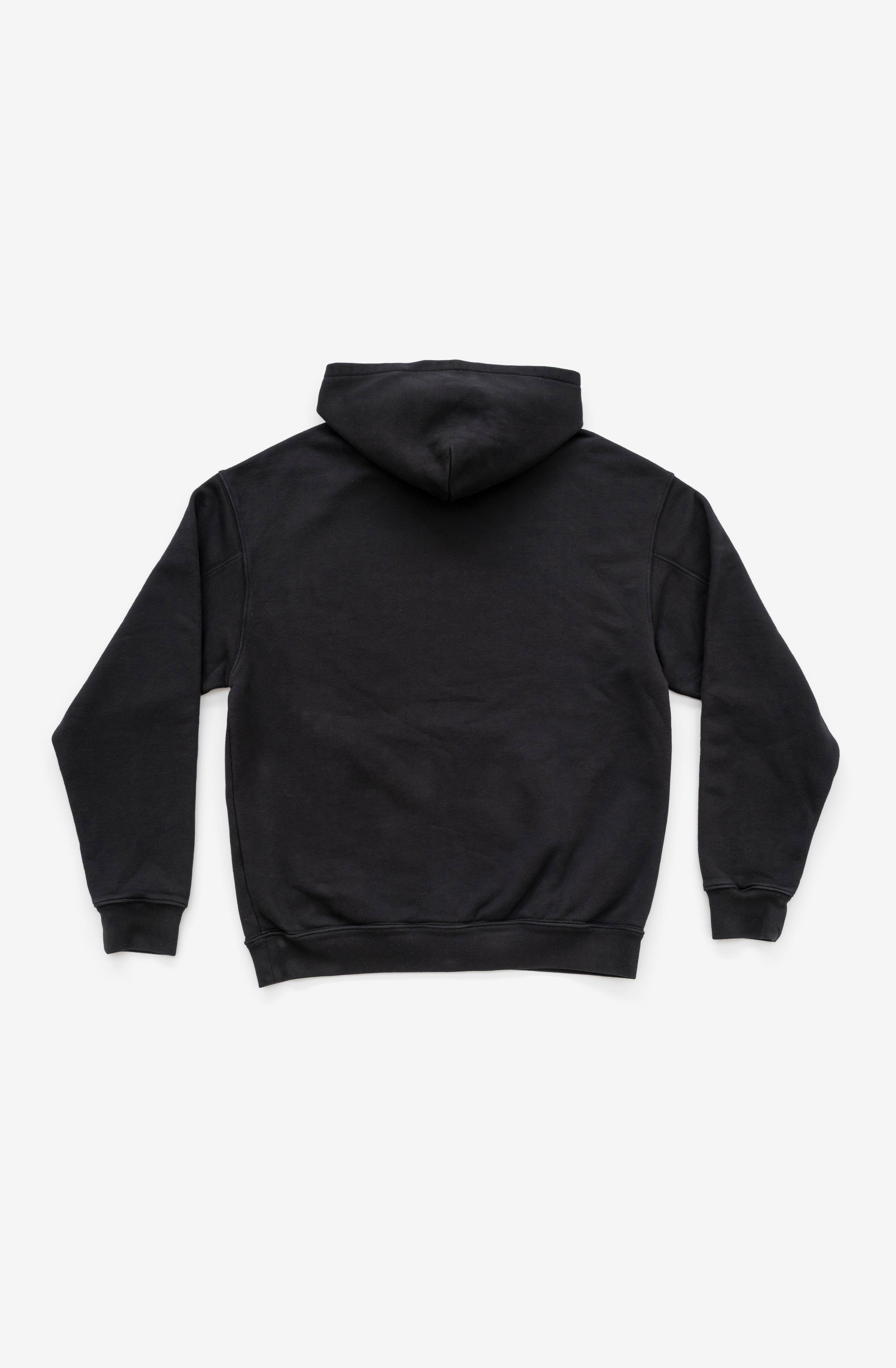 SR Hoodie - Plain Black Hoodie
