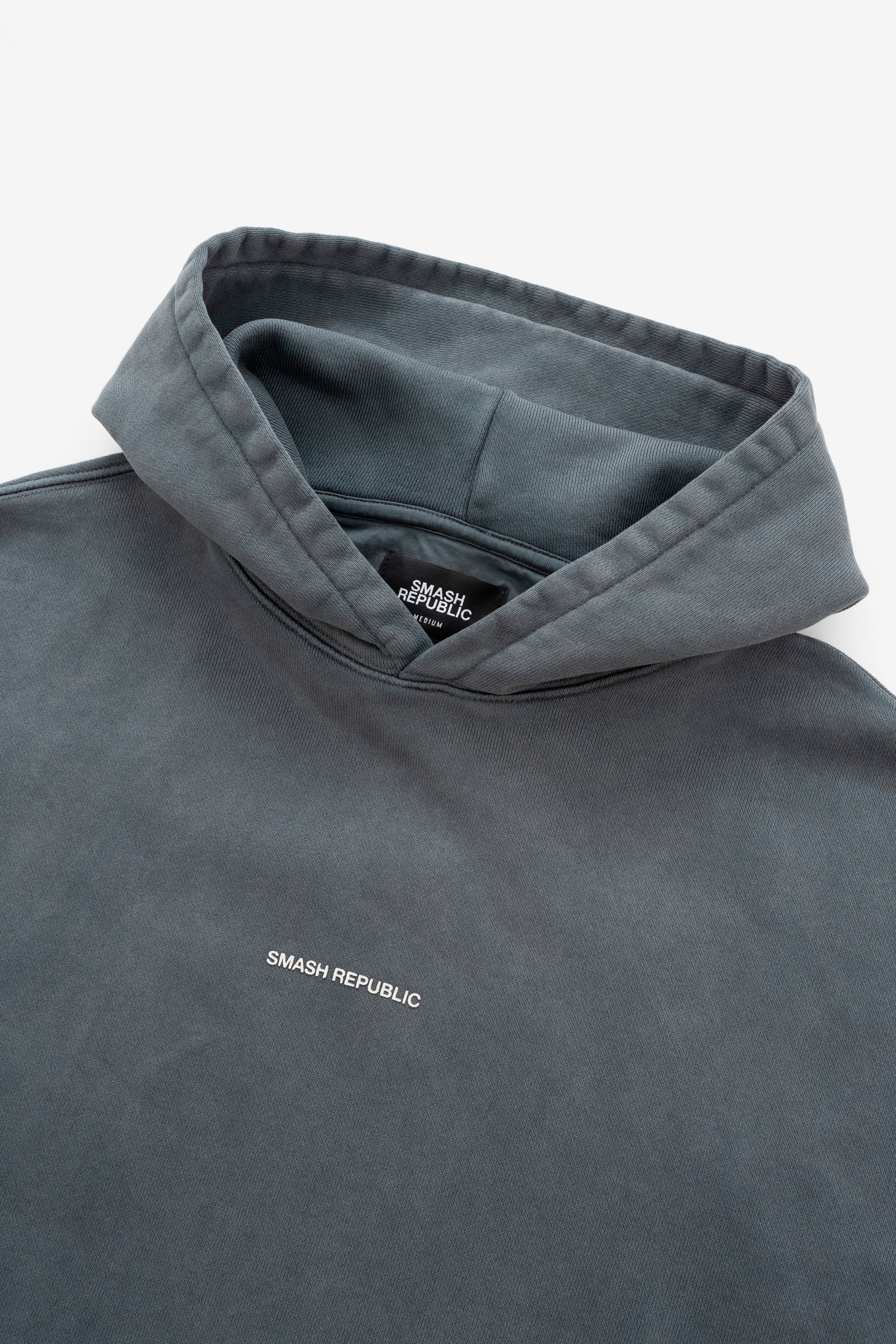 SR Hoody - Black Acid Wash Hoodie
